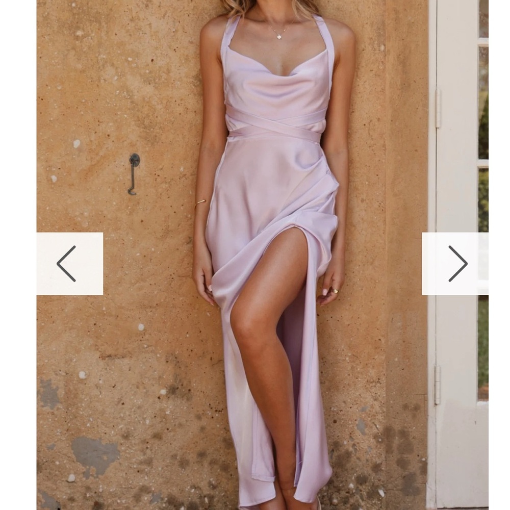 Chic Lilac Maxi Dress